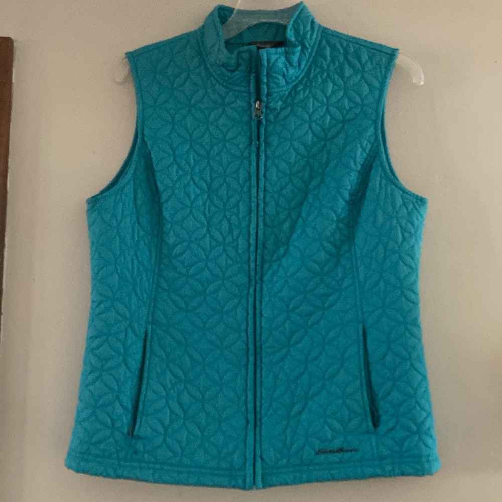 Eddie Bauer; Women Vest; size M; turquoise